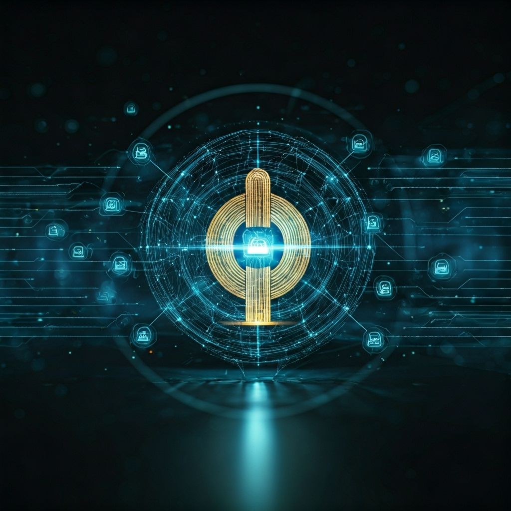 TBCASoft blockchain technology visualization with telecom network connections